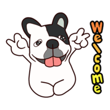 French bulldog Boo Sticker sticker #15102319
