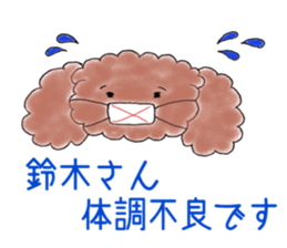poodle suzuki's everyday sticker #15102430