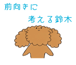 poodle suzuki's everyday sticker #15102432