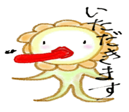 Carnivorous plant"Pakuchurun" sticker #15102458