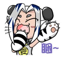 Genbu and her friends sticker #15102887