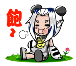 Genbu and her friends sticker #15102891
