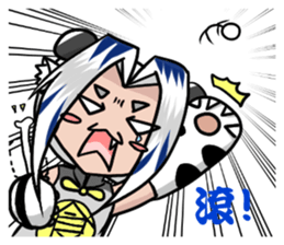 Genbu and her friends sticker #15102892