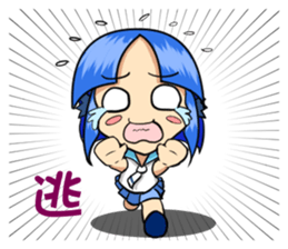 Genbu and her friends sticker #15102897