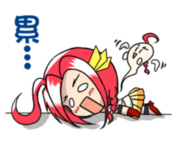 Genbu and her friends sticker #15102909