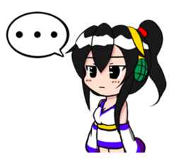 Genbu and her friends sticker #15102914