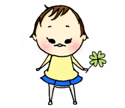 yotuba-chan sticker #15103052