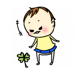 yotuba-chan sticker #15103058