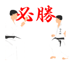 Karate animation destruction sticker. sticker #15103345