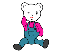Margin bear "MIMU" sticker #15103460