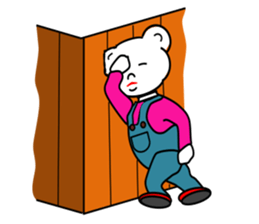 Margin bear "MIMU" sticker #15103462