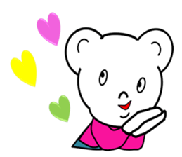 Margin bear "MIMU" sticker #15103467