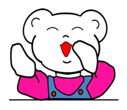 Margin bear "MIMU" sticker #15103471