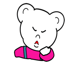 Margin bear "MIMU" sticker #15103475
