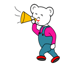 Margin bear "MIMU" sticker #15103479