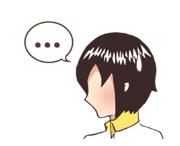 Lady character 000 sticker #15103777