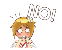 Lady character 000 sticker #15103781