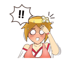 Lady character 000 sticker #15103783