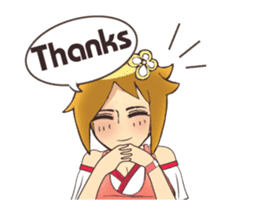 Lady character 000 sticker #15103785