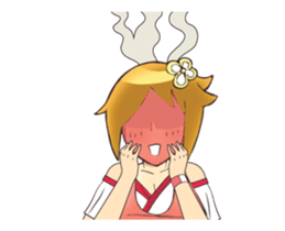 Lady character 000 sticker #15103787