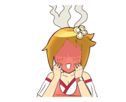 Lady character 000 sticker #15103787