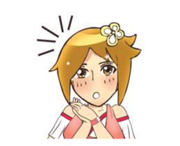 Lady character 000 sticker #15103788