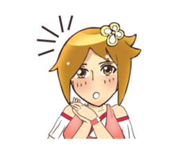 Lady character 000 sticker #15103788