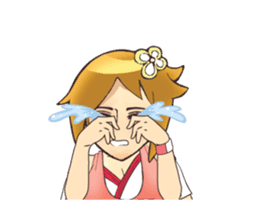 Lady character 000 sticker #15103789