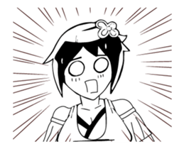 Lady character 000 sticker #15103791