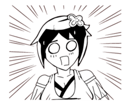 Lady character 000 sticker #15103791