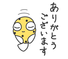 Yellow boxfish stickers sticker #15103926