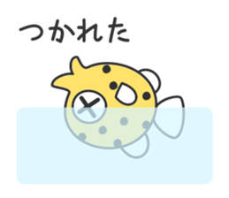 Yellow boxfish stickers sticker #15103942