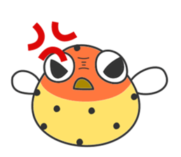 Yellow boxfish stickers sticker #15103943