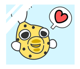 Yellow boxfish stickers sticker #15103947