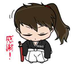 ASC Samurai sticker #15104014