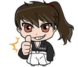 ASC Samurai sticker #15104016