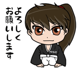 ASC Samurai sticker #15104022