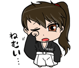 ASC Samurai sticker #15104029