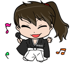 ASC Samurai sticker #15104050