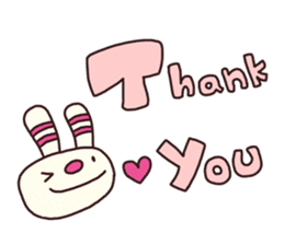 The striped rabbit 3 (Nagoya dialect) sticker #15104208