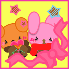 Rabbit and bear daily(It's often used.)