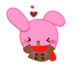 Rabbit and bear daily(It's often used.) sticker #15104245