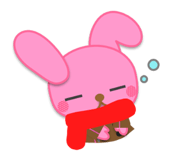 Rabbit and bear daily(It's often used.) sticker #15104248