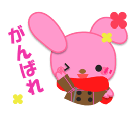 Rabbit and bear daily(It's often used.) sticker #15104250