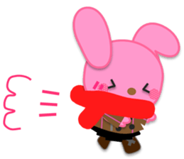 Rabbit and bear daily(It's often used.) sticker #15104255