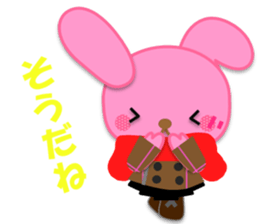 Rabbit and bear daily(It's often used.) sticker #15104257