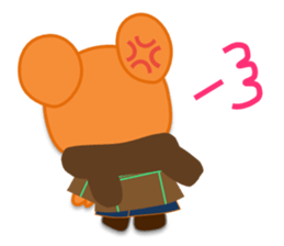 Rabbit and bear daily(It's often used.) sticker #15104271