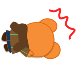 Rabbit and bear daily(It's often used.) sticker #15104274