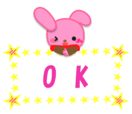 Rabbit and bear daily(It's often used.) sticker #15104275