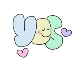 alphabetman&woman sticker #15105474